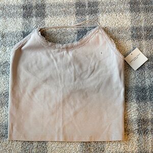 American Eagle Outfitters 🦅 Lace Trim Tank Top • Sz Large